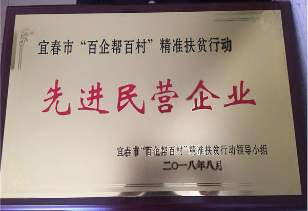仁和集團榮膺宜春市“百企幫百村”精準扶貧行動先進民營企業(yè)